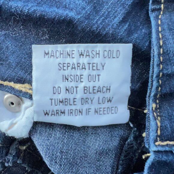 Anchor Blue Y2K Denim Mini Skirt Low Rise Size 7 - Picture 5 of 6